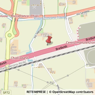 Mappa Via tagliata 2/g, 25030 Chiari, Brescia (Lombardia)
