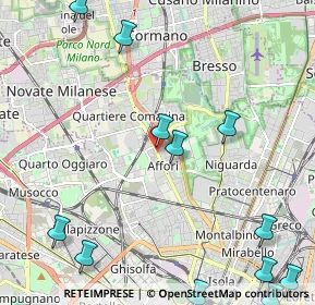 Mappa Via Alessandro Astesani, 20161 Milano MI, Italia (3.08167)