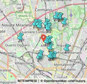 Mappa Via Alessandro Astesani, 20161 Milano MI, Italia (1.5425)