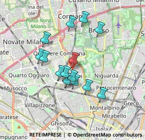 Mappa Via Alessandro Astesani, 20161 Milano MI, Italia (1.45867)