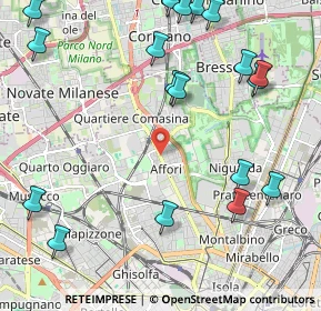 Mappa Via Alessandro Astesani, 20161 Milano MI, Italia (2.77333)