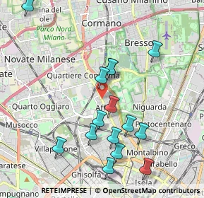 Mappa Via Alessandro Astesani, 20161 Milano MI, Italia (2.004)