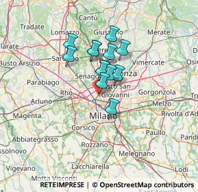 Mappa Via Alessandro Astesani, 20161 Milano MI, Italia (8.92154)