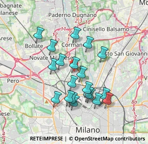 Mappa Via Alessandro Astesani, 20161 Milano MI, Italia (3.1775)