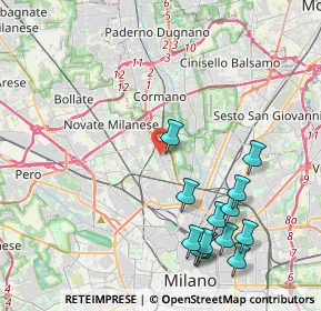 Mappa Via Alessandro Astesani, 20161 Milano MI, Italia (4.77462)