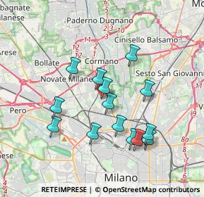 Mappa Via Alessandro Astesani, 20161 Milano MI, Italia (3.30571)