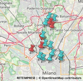 Mappa Via Alessandro Astesani, 20161 Milano MI, Italia (3.16375)