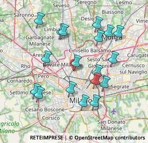 Mappa Via Alessandro Astesani, 20161 Milano MI, Italia (7.67778)