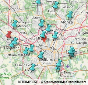 Mappa Via Alessandro Astesani, 20161 Milano MI, Italia (9.193)