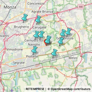 Mappa Strada Padana Superiore, 20051 Cassina de' Pecchi MI (2.73545)