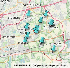 Mappa Strada Padana Superiore, 20051 Cassina de' Pecchi MI (2.98421)