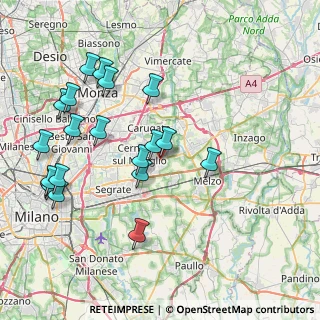 Mappa Strada Padana Superiore, 20051 Cassina de' Pecchi MI (8.8315)