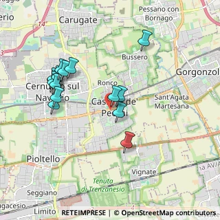 Mappa Strada Padana Superiore, 20051 Cassina de' Pecchi MI (1.88667)