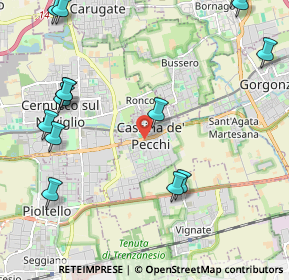 Mappa Strada Padana Superiore, 20051 Cassina de' Pecchi MI (2.81286)