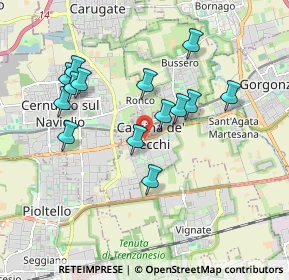 Mappa Strada Padana Superiore, 20051 Cassina de' Pecchi MI (1.73571)