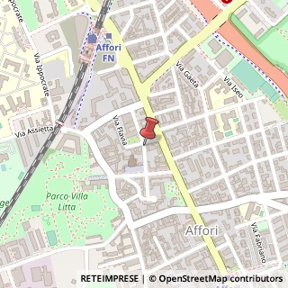Mappa Via Franco Faccio, 11, 20161 Milano, Milano (Lombardia)