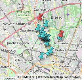 Mappa Via Franco Faccio, 20161 Milano MI, Italia (0.8235)