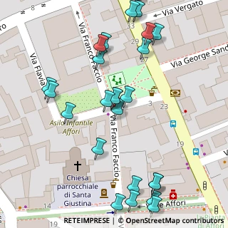 Mappa Via Franco Faccio, 20161 Milano MI, Italia (0.08214)