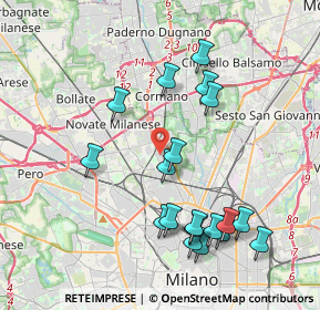 Mappa Via Franco Faccio, 20161 Milano MI, Italia (4.12158)