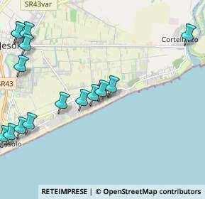 Mappa Piazza Torino, 30016 Jesolo VE, Italia (2.70867)