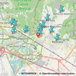 Mappa Via Pietro Cossa, 25135 Brescia BS, Italia (2.03364)