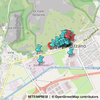 Mappa Via Filippina, 25080 Mazzano BS, Italia (0.31071)