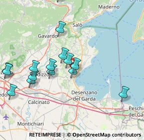 Mappa Via Metelli, 25080 Padenghe Sul Garda BS, Italia (8.296)