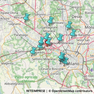 Mappa Via Alessandro Manzoni, 20016 Pero MI, Italia (6.385)