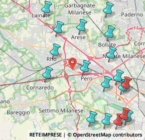 Mappa Via Alessandro Manzoni, 20016 Pero MI, Italia (5.25722)