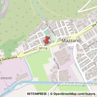 Mappa Via della Liberta', 1, 25080 Mazzano, Brescia (Lombardia)