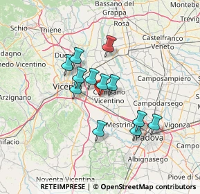 Mappa Via Boschetta, 36040 Grumolo delle Abbadesse VI, Italia (10.6125)