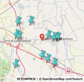 Mappa Via Boschetta, 36040 Grumolo delle Abbadesse VI, Italia (3.88167)