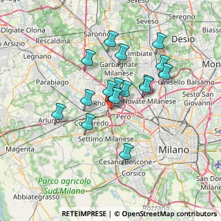Mappa Via Felice Cavallotti, 20016 Pero MI, Italia (5.97813)