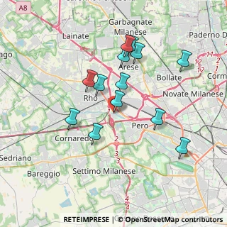 Mappa Via Felice Cavallotti, 20016 Pero MI, Italia (3.36769)