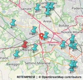 Mappa Via Felice Cavallotti, 20016 Pero MI, Italia (5.13118)