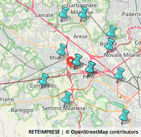 Mappa Via Felice Cavallotti, 20016 Pero MI, Italia (3.72462)