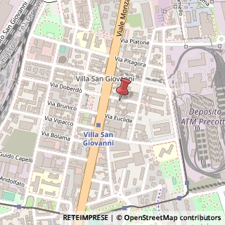 Mappa Via Privata Eraclito, 10, 20128 Milano, Milano (Lombardia)