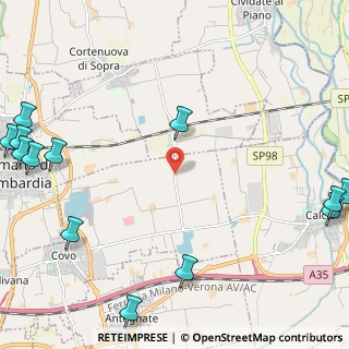 Mappa Via Santa Maria del Sasso, 24050 Cortenuova BG, Italia (3.50615)