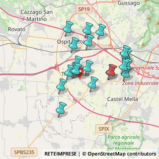 Mappa Via Kennedy, 25039 Travagliato BS, Italia (3.2195)