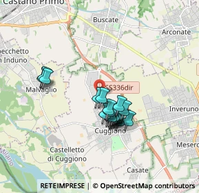Mappa Via IV Novembre, 20012 Cuggiono MI, Italia (1.3505)