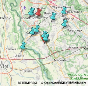 Mappa Via IV Novembre, 20012 Cuggiono MI, Italia (6.28)
