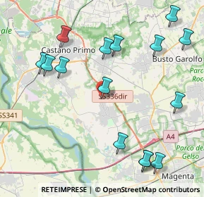 Mappa Via IV Novembre, 20012 Cuggiono MI, Italia (4.93733)