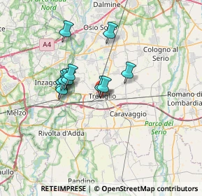 Mappa Viale Alcide de Gasperi, 24047 Treviglio BG, Italia (5.46182)