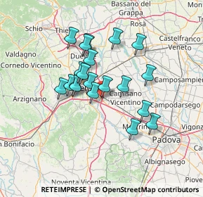 Mappa Via Venezia, 36040 Torri di Quartesolo VI, Italia (11.055)