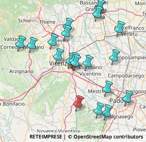 Mappa Via Venezia, 36040 Torri di Quartesolo VI, Italia (16.2715)