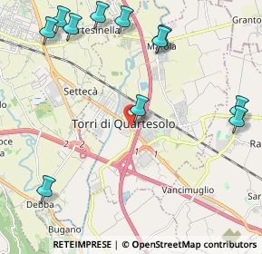 Mappa Via Venezia, 36040 Torri di Quartesolo VI, Italia (2.74273)