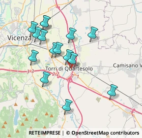 Mappa Via Venezia, 36040 Torri di Quartesolo VI, Italia (3.682)