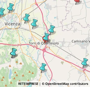 Mappa Via Venezia, 36040 Torri di Quartesolo VI, Italia (5.815)
