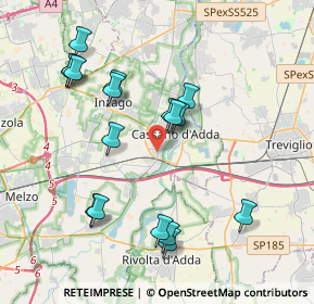 Mappa Via Frati della Mensa, 20062 Cassano d'Adda MI, Italia (3.97059)