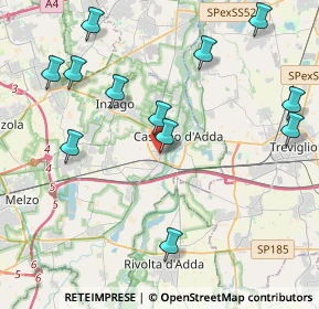 Mappa Via Frati della Mensa, 20062 Cassano d'Adda MI, Italia (4.71333)